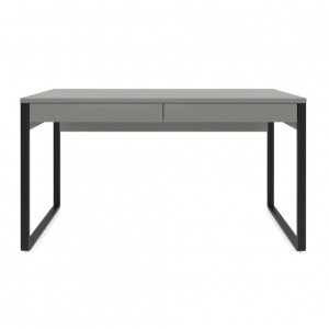 Стол письменный лофт DQ MADRID М-2 Черный/Серый графит