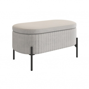 Пуф Винни галька (велюр)