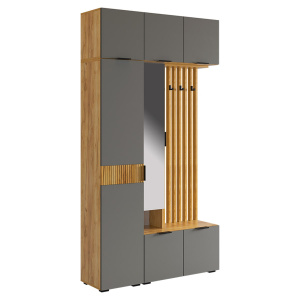 Прихожая Бери К2 дуб крафт золотой/графит