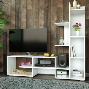 Тумба ТВ Глосса белый