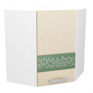 Модуль Шкаф навесной угловой ВУ600 Милена Шато крем