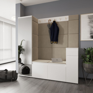 Прихожая НК STARK №2 Белый/Бежевый