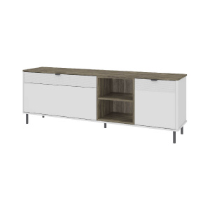 Тумба RTV SIMPLE 2D1S2N Белый/Монте/Джелато