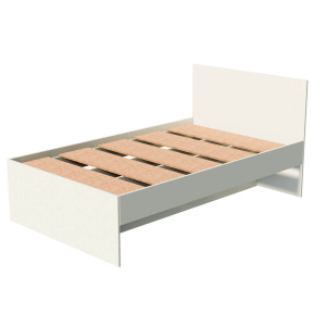 Кровать односпальная Мори КРМЯ 1200х2000 Сатин