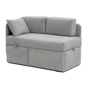 Диван-кушетка Патти 123 Эпик 80 Серый левый