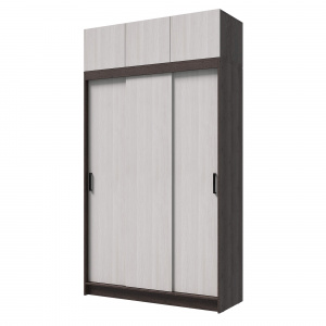 Шкаф-купе БРУНО 1 антресолью Венге/Лоредо