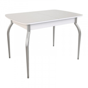 Стол обеденный раздвижной Танго белый/белый