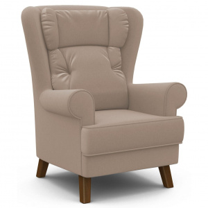 Кресло отдыха Комфорт-2 CATANIA LATTE/Орех