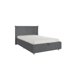 Кровать с подъемным механизмом Бест 120х200 графит (велюр)