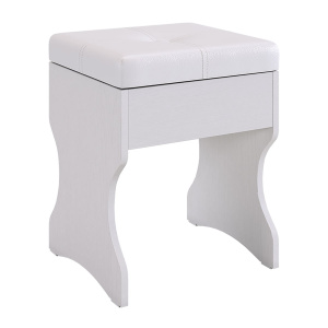 Пуф Виктория-1 белое дерево