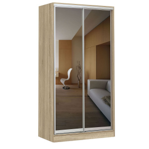 Шкаф-купе 2-х дверный 1210х445 ВАРИАНТ 5 Дуб сонома