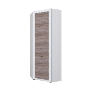 Шкаф угловой с полками OLIVIA Вудлайн крем/дуб анкона