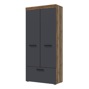 Шкаф Бастон Дуб Делано/Графит