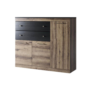 Тумба 3D2S JAGGER Дуб монастырский/Черный