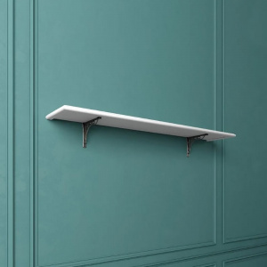 Полка простая Аврора Белый