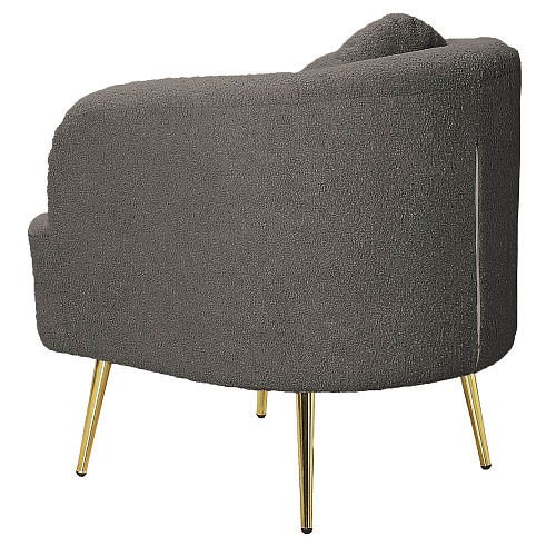 Кресло отдыха Богема BARNI GREY/Золото