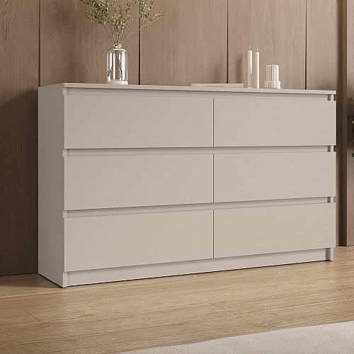 Комод ВЕГА 6Я Сатин