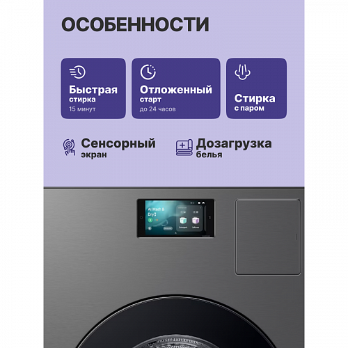 Стиральная машина Samsung Samsung Electronics WD18DB8995BZLD