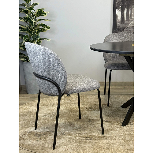 Стул Kenner 307SD черный/серый B12