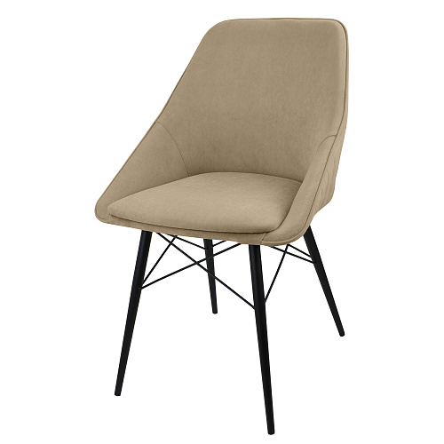 Стул Монти ST Люкс черный муар/Катания Латте