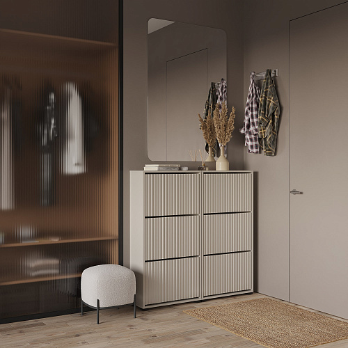 Тумба для обуви НК MOON 3 ящика Кашемир