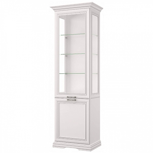 Шкаф-витрина 1V1D SEVILLA Белый
