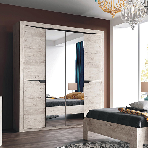 Шкаф четырехдверный Соренто Дуб бонифаций