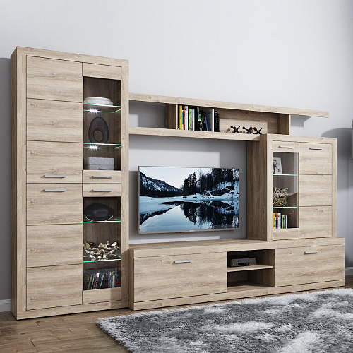 Гостиная OSKAR дуб Санремо