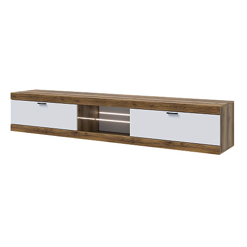 Гостиная ПРАГА №5 Дуб делано/Белый гладкий