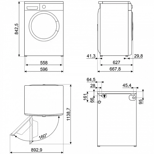 Стиральные машины SMEG WM3T24RU