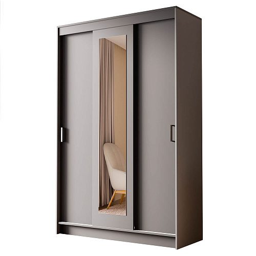 Шкаф-купе БРУНО 5 Графит