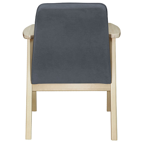 Кресло отдыха Ретро CATANIA GRAPHITE/Бесцветный