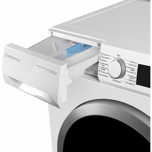 Стиральная машина Maunfeld MFWM127WH100 ST INVERTER SLIM