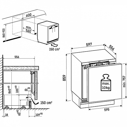 Встраиваемый холодильник Liebherr SUBa30 375i