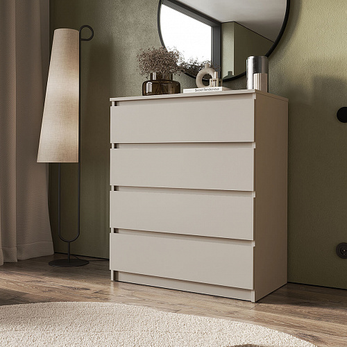 Комод ВЕГА Люкс 4Я Сатин