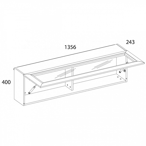 Гостиная OLIVIA Вудлайн крем/дуб анкона