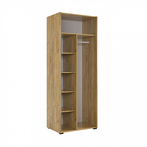 Шкаф двухдверный Адам дуб крафт золотой/белое дерево