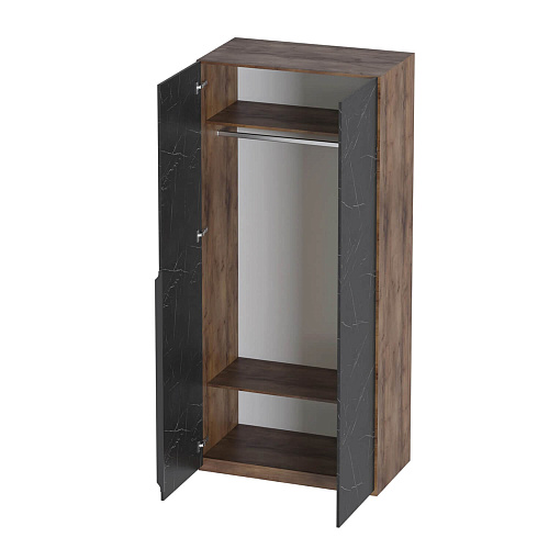 Спальный гарнитур Браун Таксония/Мрамор неро маркина