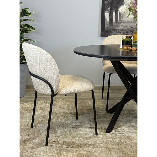 Стул Kenner 307SD черный/бежевый B01