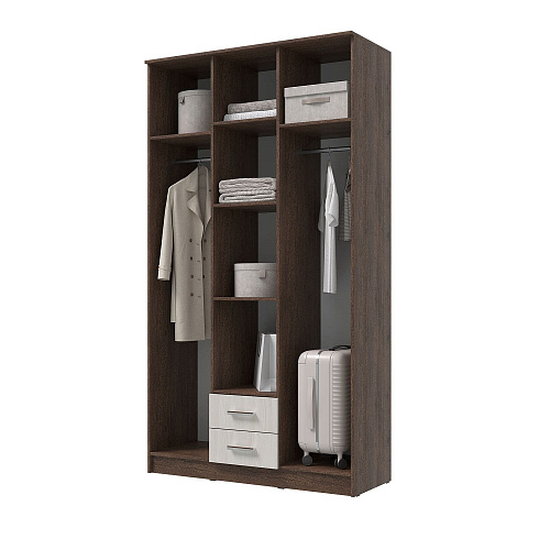 Шкаф Трио без зеркала Венге-Лоредо