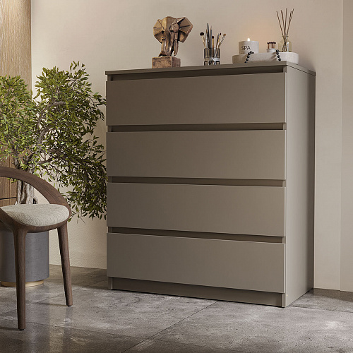 Комод ВЕГА Люкс 4Я Мокко