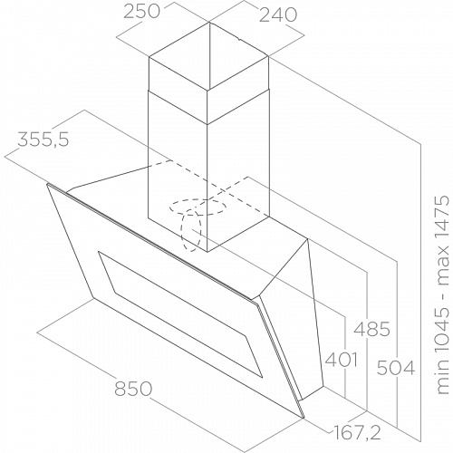 Вытяжка ELICA BLOOM BL/A/85-PRF0164459A