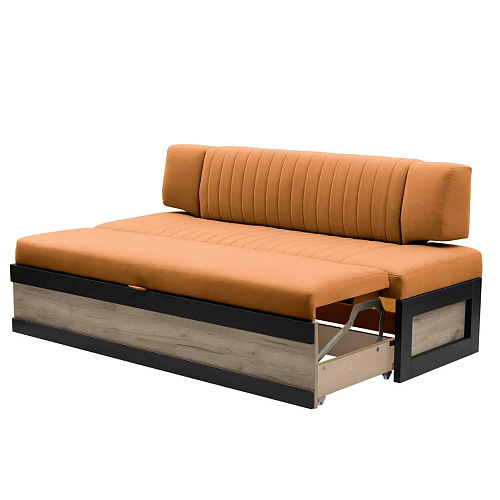 Кухонный диван Орион Дуб крафт серый/Мелисса 12