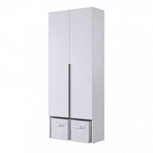 Набор детской мебели Баско К1 белое дерево/черный муар/мята (велюр)