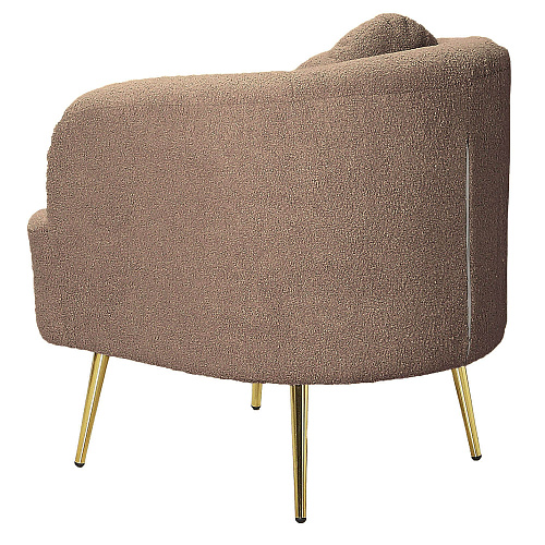 Кресло отдыха Богема BARNI COCOA/Золото