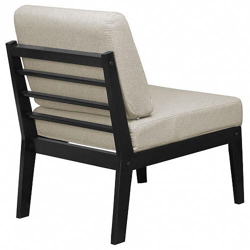 Кресло массив мягкое UNO CREAM/Венге