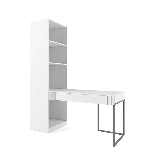 Набор Уголок школьника Мишель Белый/Серый