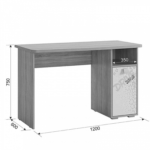 Набор детской мебели Энерджи К1 дуб сонома/белый