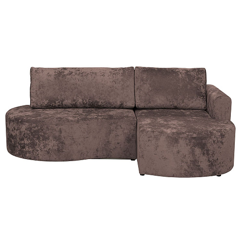 Угловой диван Каир (Левый) PLUSH CHOCOLATE