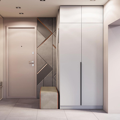 Шкаф 2-х створчатый Паул Белый